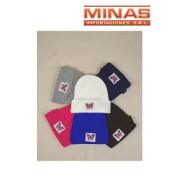 GORRO DOBLE INFANTIL,MARIPOSA.