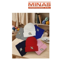GORRO DOBLE INFANTIL,UNICORNIO.