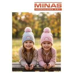 GORRO DE LANA  PARA NI�OS  DOS COLORES