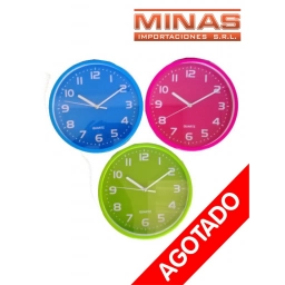 RELOJ DE PARED REDONDO DE 23 CM.