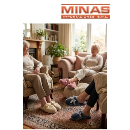 PANTUFLA DAMA TALLE  36 AL 41,C/CINTA.
