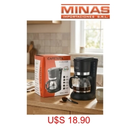 CAFETERA DE FILTRO GERAT DE 900 W, 12 TAZAS, SIST. ANTIGOTEO