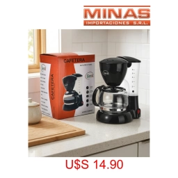 CAFETERA DE FILTRO GERAT DE 650 W, 6 TAZAS, SIST. ANTIGOTEO.