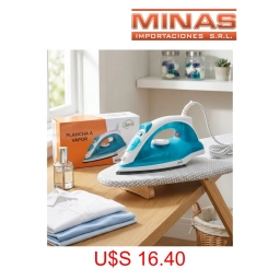 PLANCHA GERAT A VAPOR Y EN SECO, ANTIADHERENTE, CON CONTROL DE TEMPERATURA + VASO DE 100 ml.