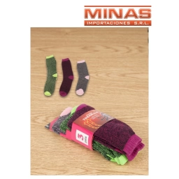 MEDIAS PARA DAMA ( TALLE 37-41), TERMICAS, 3 COLORES, $ 55 EL PAR.