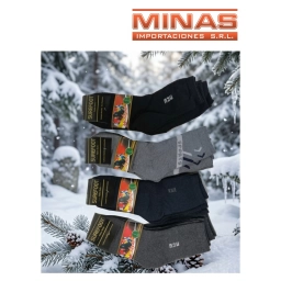 MEDIA DE HOMBRE 3 COLORES X 12 PARES, $ 35 CU.