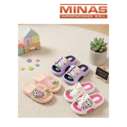 ZUECOS ABIERTOS, 3 TALLES (3031 -3233 -3435 ),CAPPUCCINA, 3 COLORES.