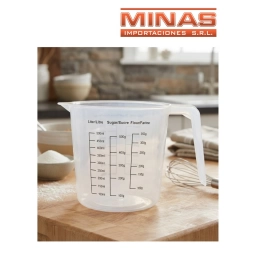 JARRA MEDIDORA PLASTICA X 500 ML.