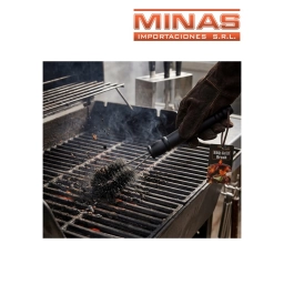 CEPILLO DOBLE PARA LIMPIAR PARRILLA X  23 CM.