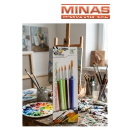 SET DE PINCELES 6 PCS