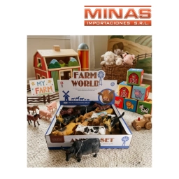 ANIMALES DE GRANJA $49 12 PCS CU