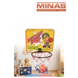ARO DE BAQUETBOL CON PELOTA