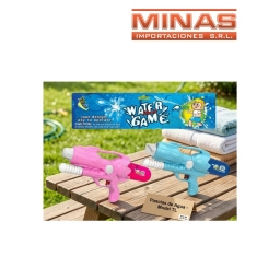 PISTOLA DE AGUA EN BOLSA DOS COLORES