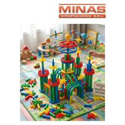 JUEGO DIDACTICO SURTIDO,DE ENCASTRE X 500 GR.