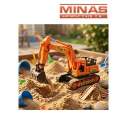 MAQUINA EXCAVADORA CON UNA PALA.
