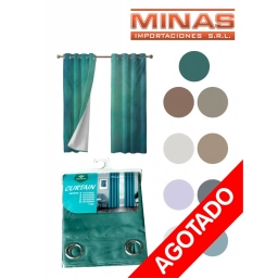 CORTINA P. VENTANA, GRUESA DE 140 CM X 240 CM, 9 COLORES.