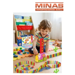 TREN DOMINO COLOCA BLOQUES