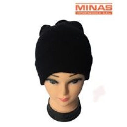 GORRO NEGRO CLASICO,DOBLE.