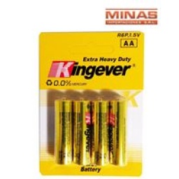 PILAS AA X 4 UND. EXCELENTE CALIDAD $ 12 C/U,