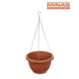 MACETA CON CADENA DE COLGAR 29 X 17 CM