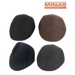 BOINA PARA CABALLERO DE PAÑO, TALLE  58, 4 COLORES.