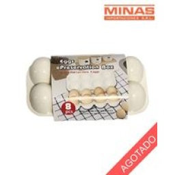 PORTA HUEVOS DE PLÁSTICO 8 PCS