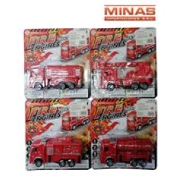 CAMION DE BOMBERO 20 X 23 CM