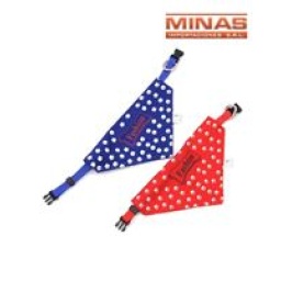 COLLAR CON BANDANA PARA PERRO TALLE S