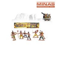 SET DE 8 INDIOS ARMADOS.
