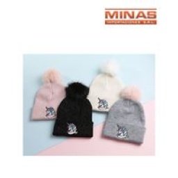 GORRO DE LANA UNICORNIO