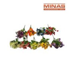 FLOR ARTIF. DE 7 RAMAS X 28 CM X 2 PCS, C/U $  69,9