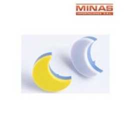VELADORA LUNA VARIOS COLORES.