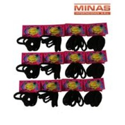 COLITAS PARA PELO NEGRAS,12 PCS POR 6 UN $19,90 LAS 6.
