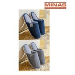 PANTUFLA HOMBRE TALLE 40 AL 45,H SWEET,2 COLORES.
